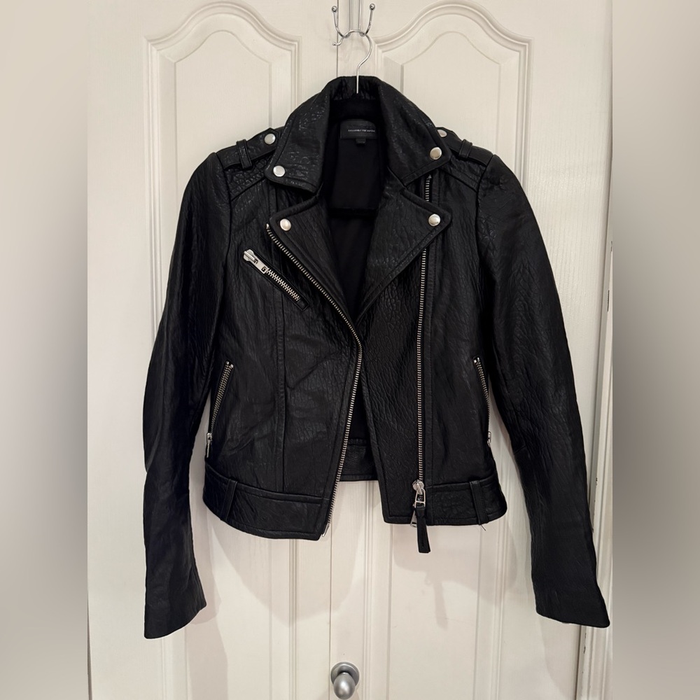 EUC mackage leather jacket
